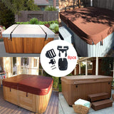 Maxbell SPA Tub Cover Clips Tub Keys Latch Locks Portable SPA Cover Clips Replacement 8pcs