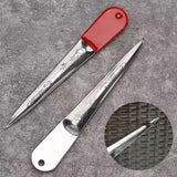 Maxbell Weaving Tool Metal Crochet for Chair Basket Rattan Chair Furniture Auxiliary Argent