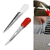 Maxbell Weaving Tool Metal Crochet for Chair Basket Rattan Chair Furniture Auxiliary Argent