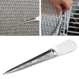 Maxbell Weaving Tool Metal Crochet for Chair Basket Rattan Chair Furniture Auxiliary Argent