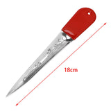 Maxbell Weaving Tool Metal Crochet for Chair Basket Rattan Chair Furniture Auxiliary Red