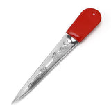 Maxbell Weaving Tool Metal Crochet for Chair Basket Rattan Chair Furniture Auxiliary Red