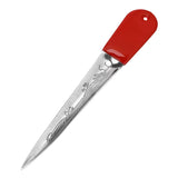 Maxbell Weaving Tool Metal Crochet for Chair Basket Rattan Chair Furniture Auxiliary Red