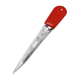 Maxbell Weaving Tool Metal Crochet for Chair Basket Rattan Chair Furniture Auxiliary Red