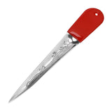 Maxbell Weaving Tool Metal Crochet for Chair Basket Rattan Chair Furniture Auxiliary Red