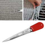 Maxbell Weaving Tool Metal Crochet for Chair Basket Rattan Chair Furniture Auxiliary Red