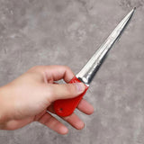 Maxbell Weaving Tool Metal Crochet for Chair Basket Rattan Chair Furniture Auxiliary Red