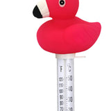 Maxbell Floating Water Thermometer Thermometer for Bath Indoor Outdoor Swimming Pool Flamingo