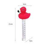 Maxbell Floating Water Thermometer Thermometer for Bath Indoor Outdoor Swimming Pool Flamingo