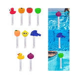 Maxbell Floating Water Thermometer Thermometer for Bath Indoor Outdoor Swimming Pool Flamingo