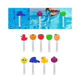 Maxbell Floating Water Thermometer Thermometer for Bath Indoor Outdoor Swimming Pool Flamingo