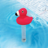 Maxbell Floating Water Thermometer Thermometer for Bath Indoor Outdoor Swimming Pool Flamingo