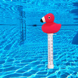 Maxbell Floating Water Thermometer Thermometer for Bath Indoor Outdoor Swimming Pool Flamingo