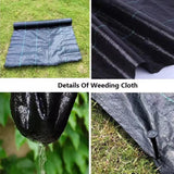 Maxbell Garden Weed Barrier Fabric Weed Control Garden Cloth for Yard Garden Farming 500cm