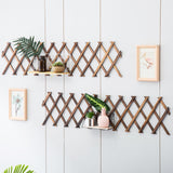 Maxbell Hanging Wooden Planter Trellis Frame Plant Support for Patio Indoor Backyard