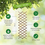 Maxbell Hanging Wooden Planter Trellis Frame Plant Support for Patio Indoor Backyard