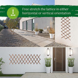 Maxbell Hanging Wooden Planter Trellis Frame Plant Support for Patio Indoor Backyard