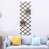 Maxbell Hanging Wooden Planter Trellis Frame Plant Support for Patio Indoor Backyard