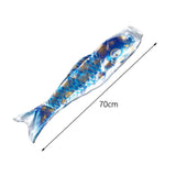 Maxbell 4 Pieces Japanese Windsock Carp Flags Fish Flag for Home Sushi Bar Restaurant 70cm