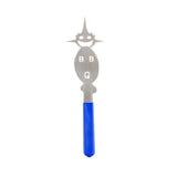 Maxbell Barbecue Fork Multipurpose Grill Utensils for Barbecue Family Gathering Home boy blue