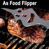 Maxbell Barbecue Fork Multipurpose Grill Utensils for Barbecue Family Gathering Home boy orange