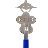 Maxbell Barbecue Fork Multipurpose Grill Utensils for Barbecue Family Gathering Home girl blue