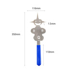 Maxbell Barbecue Fork Multipurpose Grill Utensils for Barbecue Family Gathering Home girl blue