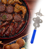 Maxbell Barbecue Fork Multipurpose Grill Utensils for Barbecue Family Gathering Home girl blue