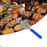 Maxbell Barbecue Fork Multipurpose Grill Utensils for Barbecue Family Gathering Home girl blue
