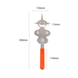 Maxbell Barbecue Fork Multipurpose Grill Utensils for Barbecue Family Gathering Home girl face orange
