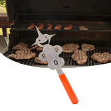 Maxbell Barbecue Fork Multipurpose Grill Utensils for Barbecue Family Gathering Home girl face orange