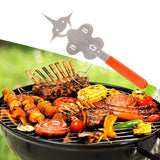 Maxbell Barbecue Fork Multipurpose Grill Utensils for Barbecue Family Gathering Home girl face orange