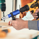 Maxbell Electric Rivet Adapter Cordless Handy Upgrade Accessory Attachment for Pipes Adaptor only