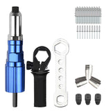 Maxbell Electric Rivet Adapter Cordless Handy Upgrade Accessory Attachment for Pipes wiht 200 Rivets