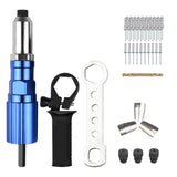 Maxbell Electric Rivet Adapter Cordless Handy Upgrade Accessory Attachment for Pipes wiht 50 Rivets 1 Nut