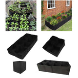 Maxbell Plant Grow Bag Large Vegetable Planting Pot for Rooftop Back Porch Gardening 180x90x30cm 8 pocket