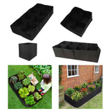 Maxbell Plant Grow Bag Large Vegetable Planting Pot for Rooftop Back Porch Gardening 180x90x30cm 8 pocket