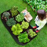 Maxbell Plant Grow Bag Large Vegetable Planting Pot for Rooftop Back Porch Gardening 180x90x30cm 8 pocket