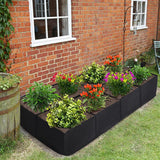Maxbell Plant Grow Bag Large Vegetable Planting Pot for Rooftop Back Porch Gardening 180x90x30cm 8 pocket