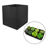 Maxbell Plant Grow Bag Large Vegetable Planting Pot for Rooftop Back Porch Gardening 30x30x30cm 1 pocket