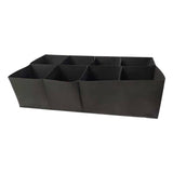 Maxbell Plant Grow Bag Large Vegetable Planting Pot for Rooftop Back Porch Gardening 120x60x30cm 8 pocket