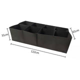 Maxbell Plant Grow Bag Large Vegetable Planting Pot for Rooftop Back Porch Gardening 120x60x30cm 8 pocket
