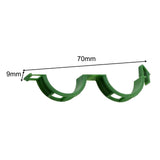 Maxbell 100x Trellis Clips Vegetables Tomatoes Vine Clips for Garden Climbing Plants Green