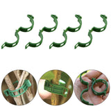 Maxbell 100x Trellis Clips Vegetables Tomatoes Vine Clips for Garden Climbing Plants Green