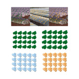 Maxbell 20 Pieces Greenhouse Film Clamps Shading film Netting for Farming Fixing green 8mm