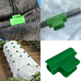 Maxbell 20 Pieces Greenhouse Film Clamps Shading film Netting for Farming Fixing green 8mm