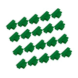 Maxbell 20 Pieces Greenhouse Film Clamps Shading film Netting for Farming Fixing green 8mm