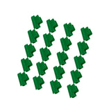 Maxbell 20 Pieces Greenhouse Film Clamps Shading film Netting for Farming Fixing green 8mm