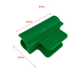 Maxbell 20 Pieces Greenhouse Film Clamps Shading film Netting for Farming Fixing green 8mm