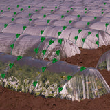 Maxbell 20 Pieces Greenhouse Film Clamps Shading film Netting for Farming Fixing green 19mm